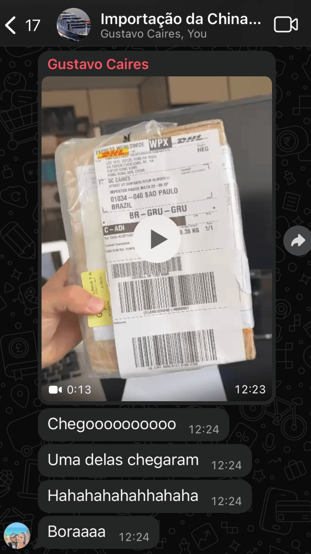 Depoimento de aluno 12